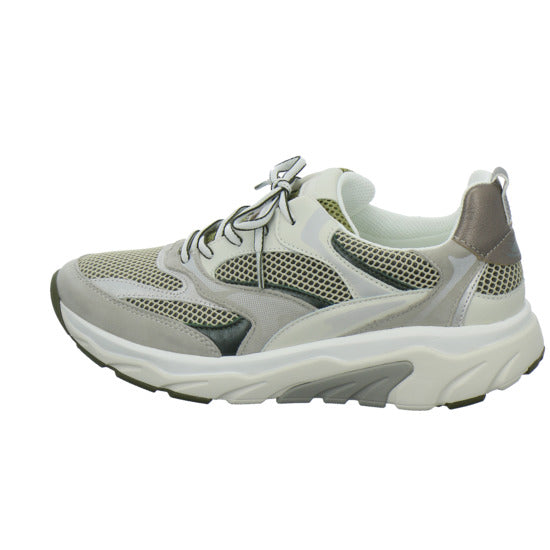 Gabor Comfort Sneaker Damen Rolling Soft Beige-kombi