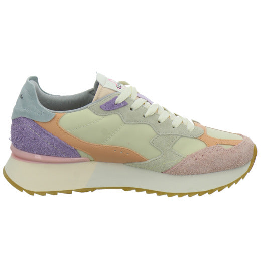 SUN68 Sneaker Damen Star Girl Beige-kombi