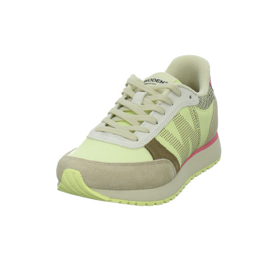 Woden Sneaker Damen Ronja Tricolor Beige-kombi