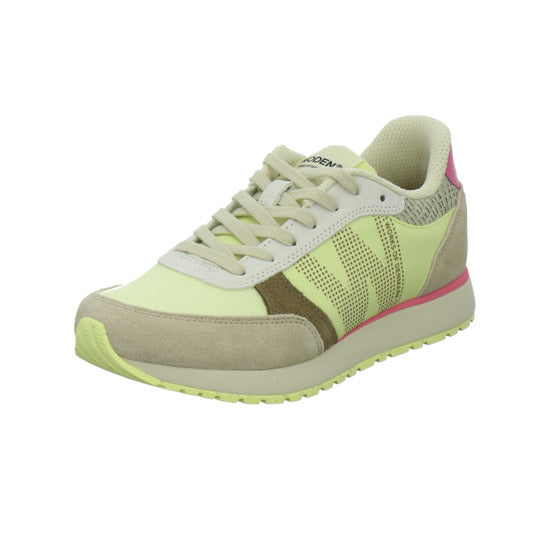 Woden Sneaker Damen Ronja Tricolor Beige-kombi