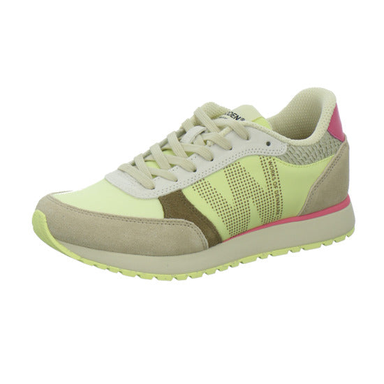 Woden Sneaker Damen Ronja Tricolor Beige-kombi