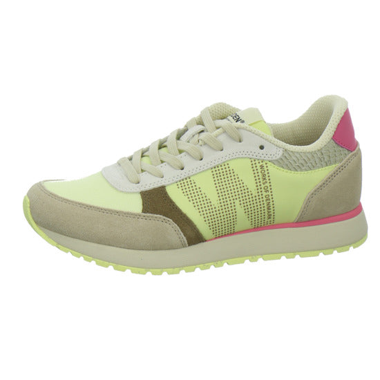 Woden Sneaker Damen Ronja Tricolor Beige-kombi