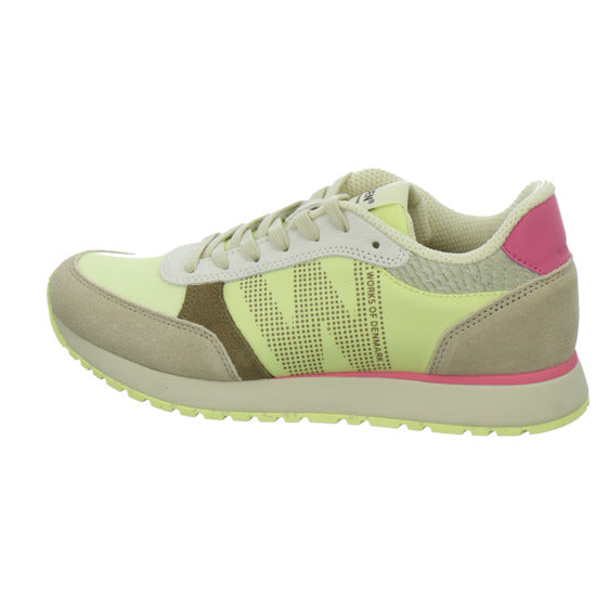 Woden Sneaker Damen Ronja Tricolor Beige-kombi