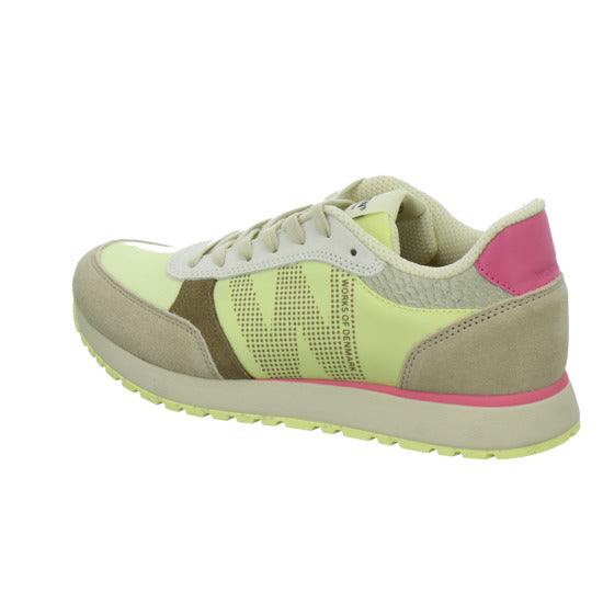 Woden Sneaker Damen Ronja Tricolor Beige-kombi