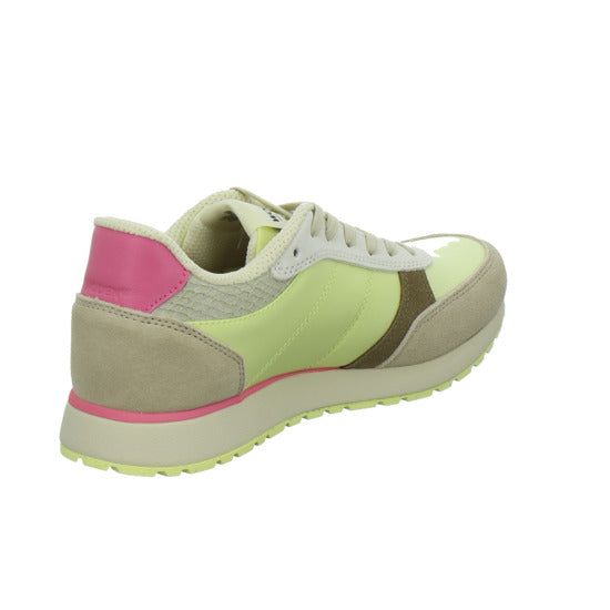 Woden Sneaker Damen Ronja Tricolor Beige-kombi