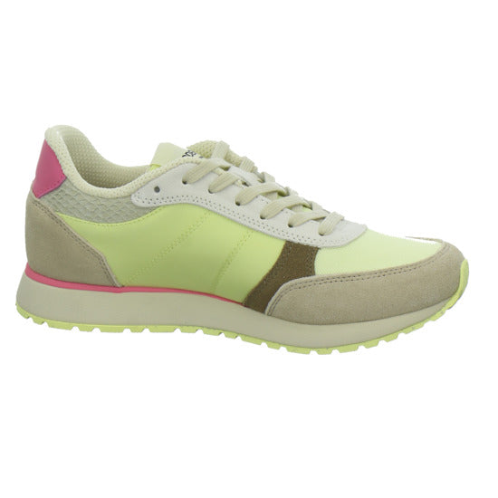 Woden Sneaker Damen Ronja Tricolor Beige-kombi