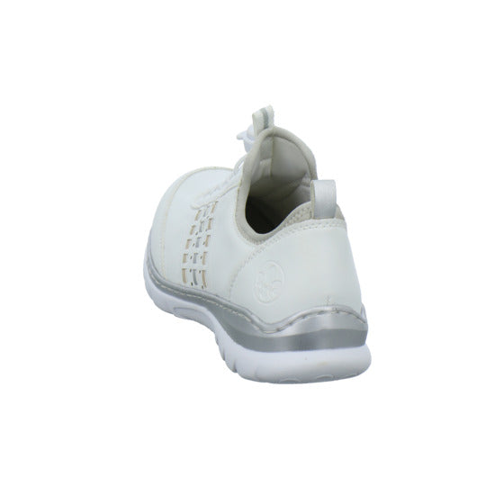 Rieker Schnürhalbschuhe Weiß - 360° Ansicht