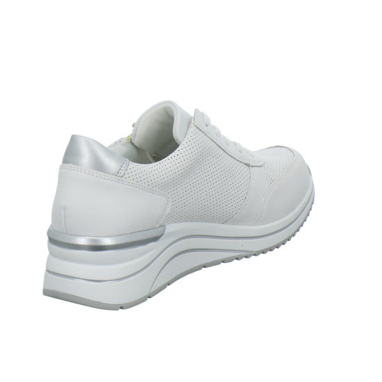 Remonte Schnürhalbschuhe Weiß - 360° Ansicht