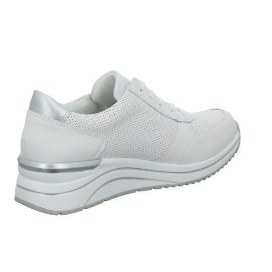 Remonte Schnürhalbschuhe Weiß - 360° Ansicht