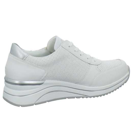 Remonte Schnürhalbschuhe Weiß - 360° Ansicht
