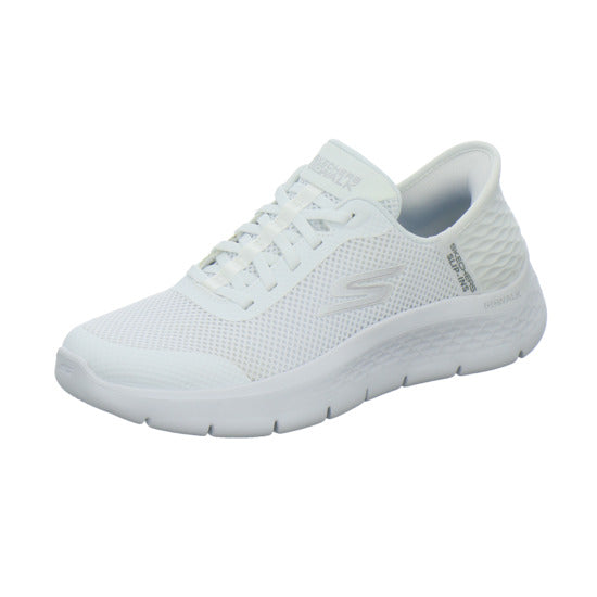 Skechers SLIP INS GO WALK Schnürhalbschuhe Weiß - 360° Ansicht