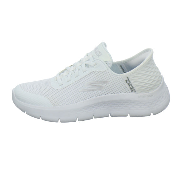 Skechers SLIP INS GO WALK Schnürhalbschuhe Weiß - 360° Ansicht