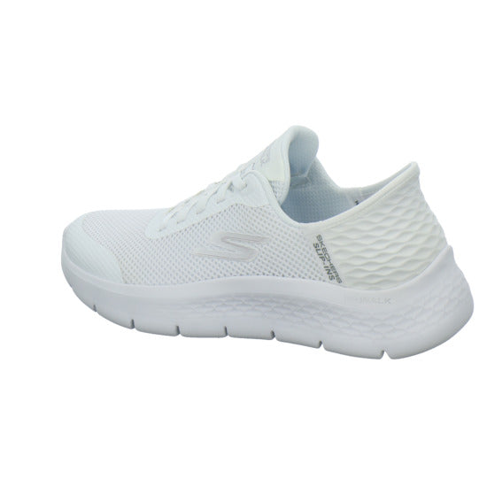 Skechers SLIP INS GO WALK Schnürhalbschuhe Weiß - 360° Ansicht