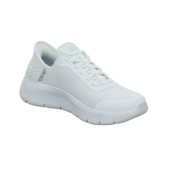 Skechers SLIP INS GO WALK Schnürhalbschuhe Weiß - 360° Ansicht