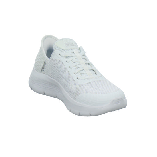 Skechers SLIP INS GO WALK Schnürhalbschuhe Weiß - 360° Ansicht