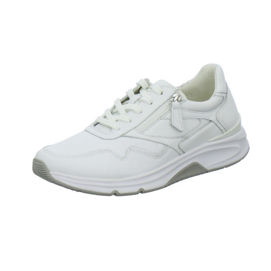Gabor Comfort Rolling Soft Schnürhalbschuhe Weiß - 360° Ansicht
