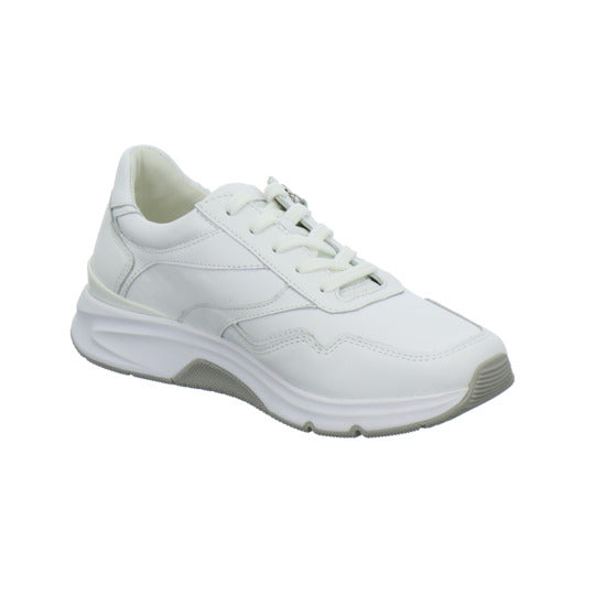 Gabor Comfort Rolling Soft Schnürhalbschuhe Weiß - 360° Ansicht