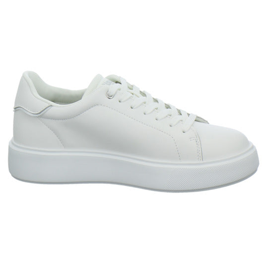 Blauer Schnürhalbschuhe Weiß
