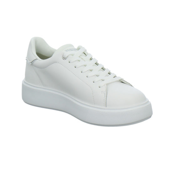 Blauer Schnürhalbschuhe Weiß