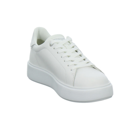 Blauer Schnürhalbschuhe Weiß