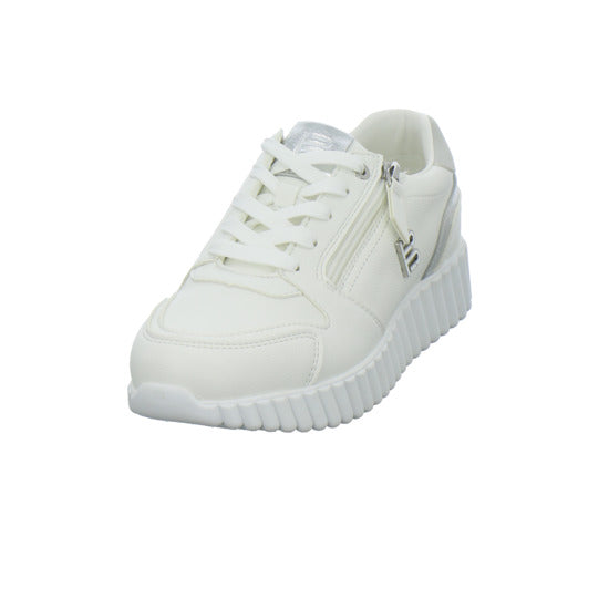 Bugatti Shoes Woman Carini Schnürhalbschuhe Weiß - 360° Ansicht