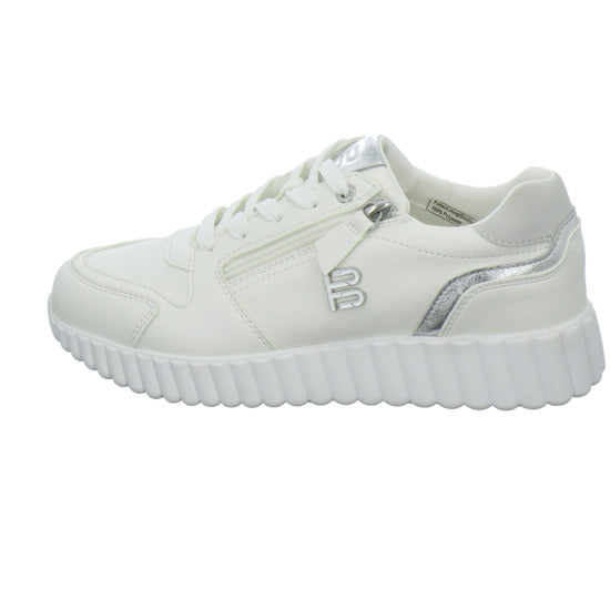 Bugatti Shoes Woman Carini Schnürhalbschuhe Weiß - 360° Ansicht