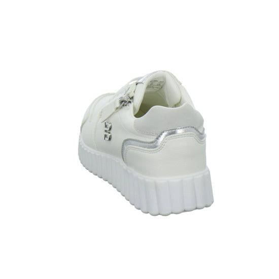 Bugatti Shoes Woman Carini Schnürhalbschuhe Weiß - 360° Ansicht