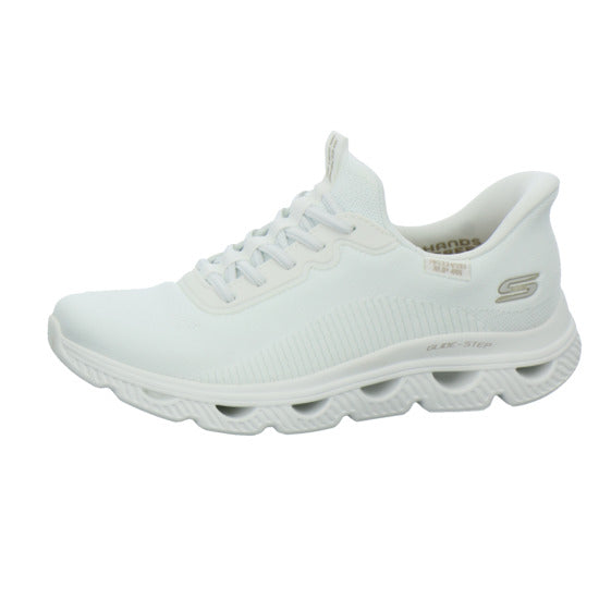 Skechers Sneaker Damen SLIP INS BOBS ARC WAVES Weiß