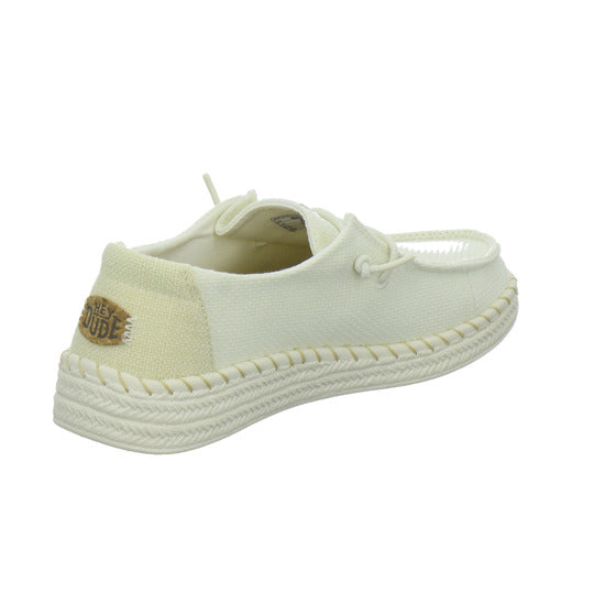 Hey Dude Sneaker Damen Wendy Espadrille Weiß