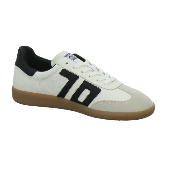 Back 70 Schnürhalbschuhe Weiß-kombi - 360° Ansicht