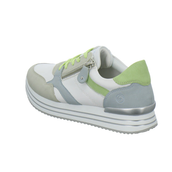 Remonte Schnürhalbschuhe Weiß-kombi