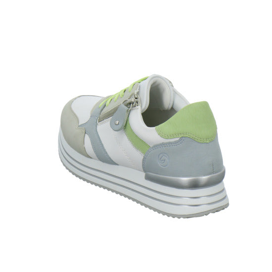 Remonte Schnürhalbschuhe Weiß-kombi