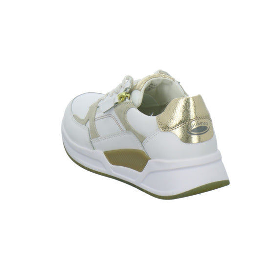 Gabor Comfort Rolling Soft Schnürhalbschuhe Weiß-kombi - 360° Ansicht