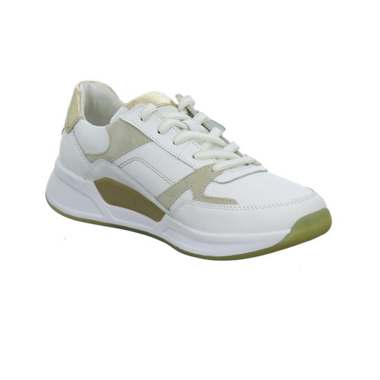 Gabor Comfort Rolling Soft Schnürhalbschuhe Weiß-kombi - 360° Ansicht