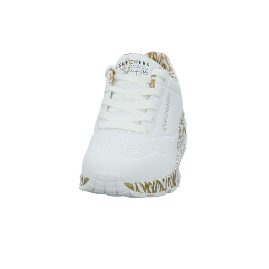 Skechers UNO GOLDCROWN Schnürhalbschuhe Weiß-kombi - 360° Ansicht
