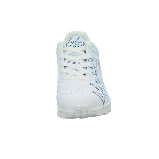 Skechers UNO GOLDCROWN Schnürhalbschuhe Weiß-kombi - 360° Ansicht