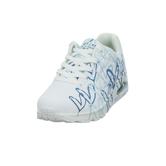 Skechers UNO GOLDCROWN Schnürhalbschuhe Weiß-kombi - 360° Ansicht