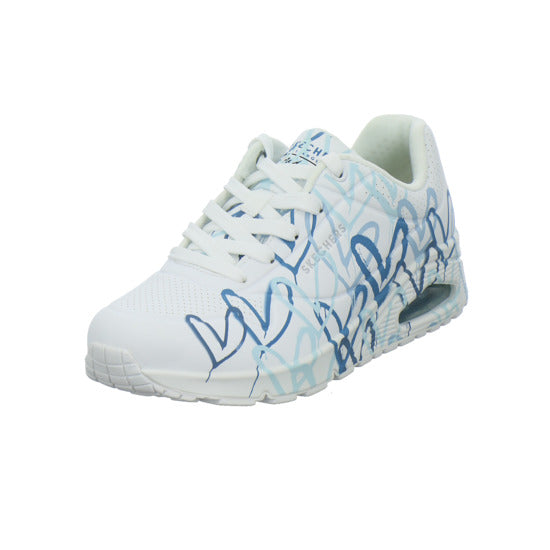 Skechers UNO GOLDCROWN Schnürhalbschuhe Weiß-kombi - 360° Ansicht