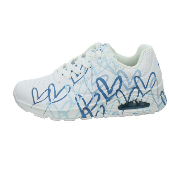 Skechers UNO GOLDCROWN Schnürhalbschuhe Weiß-kombi - 360° Ansicht
