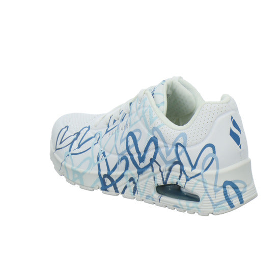 Skechers UNO GOLDCROWN Schnürhalbschuhe Weiß-kombi - 360° Ansicht