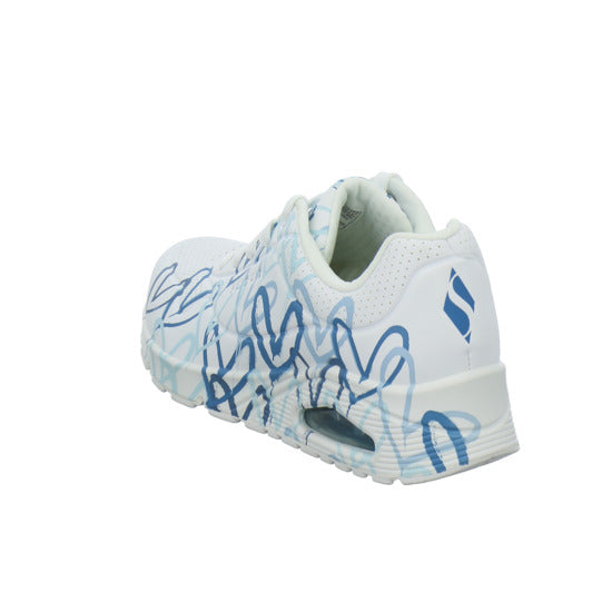 Skechers UNO GOLDCROWN Schnürhalbschuhe Weiß-kombi - 360° Ansicht