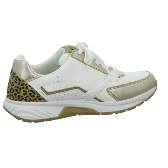 Gabor Comfort Rolling Soft Schnürhalbschuhe Weiß-kombi - 360° Ansicht