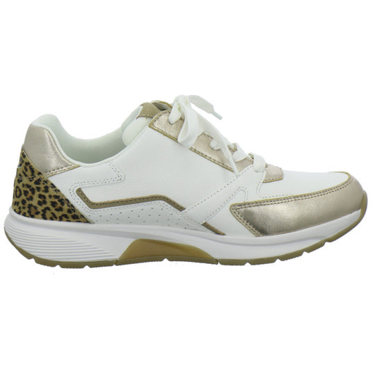 Gabor Comfort Rolling Soft Schnürhalbschuhe Weiß-kombi - 360° Ansicht