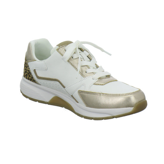 Gabor Comfort Rolling Soft Schnürhalbschuhe Weiß-kombi - 360° Ansicht