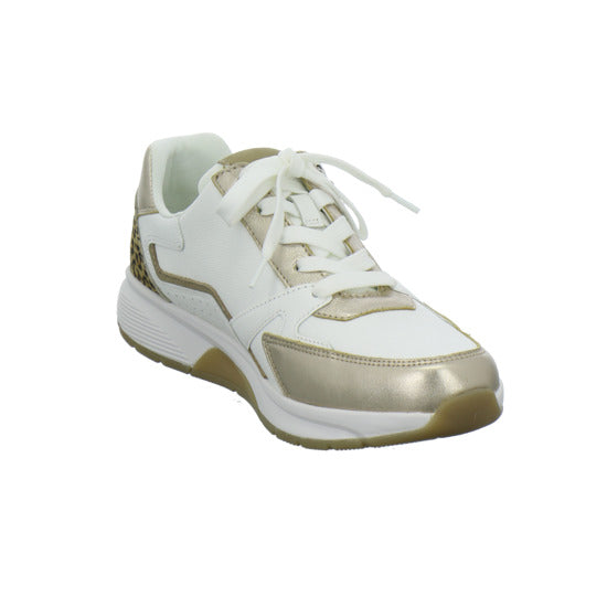 Gabor Comfort Rolling Soft Schnürhalbschuhe Weiß-kombi - 360° Ansicht