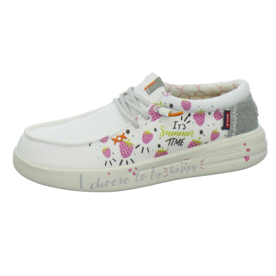 Fusion Schnürhalbschuhe Weiß-kombi