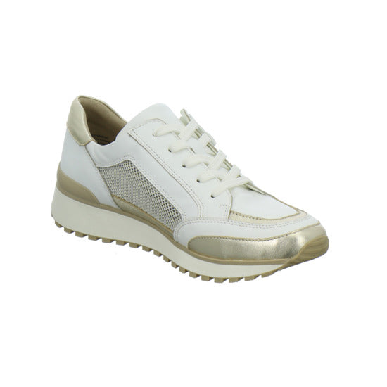 Caprice Schnürhalbschuhe Weiß-kombi - 360° Ansicht