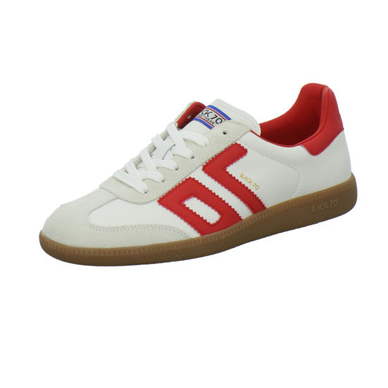 Back 70 Schnürhalbschuhe Weiß-kombi - 360° Ansicht