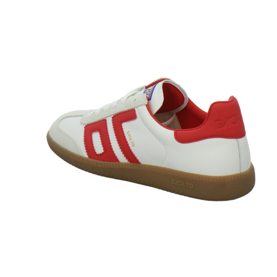 Back 70 Schnürhalbschuhe Weiß-kombi - 360° Ansicht
