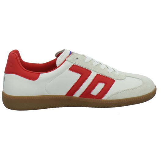 Back 70 Schnürhalbschuhe Weiß-kombi - 360° Ansicht